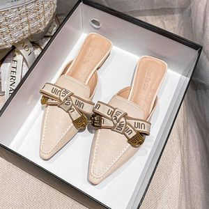 2.5CM New Color Elegante Chaussures Femmes Low <b>Mules</b> Loafer Women low Heels - Product Image 1