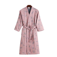 Peignoir de luxe pour femme de qualité supérieure, double couche, 100 % coton, design sur mesure pour hôtels cinq étoiles, été/hiver/automne