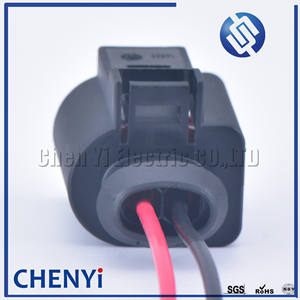 2-Pins Vrouwelijke Waterdichte Motor Luidsprekerbehuizing Automotive Sensor Connector Voor Magotan Sagitar 1j0973772 1j0 973 772 Met Draden - Product Image 6