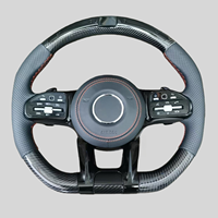 Volant en fibre de carbone LED AMG pour les séries Mercedes-Benz A, C, E, S, GT, CLS, CLA, GLE, GLS W205 W213 W166.