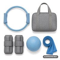 Kit Pilates Antidérapant Personnalisé 5 Pièces avec Anneau de Résistance, Poids de Cheville, Ballon de Résistance, Bande de Résistance et Sac de Sport – Prêt à la Vente, Faible MOQ