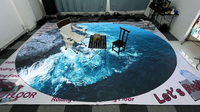 Ultra Thin Waterproof Indoor Dance Floor Tiles P2.6 P3.91 Interactive Led Floor for Events Ads