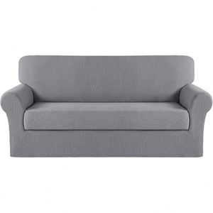 Premium Elastic Stretch Non-Slip <b>Sofa</b> Cover for <b>Sofa</b> Seats Sets Modern Design 94% Polyester 6% Spandex Customizable Color - Product Image 2