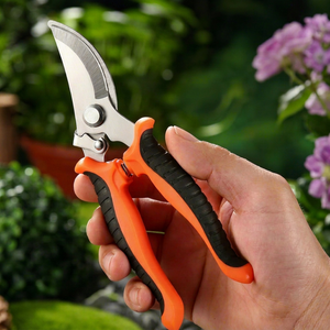 Sécateur bypass, sécateur manuel de jardin robuste, ciseaux de jardinage à poignée ergonomique antidérapante pour branches d'arbres et fleurs - Product Image 1