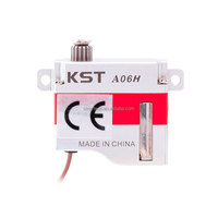 Servomoteur numérique sans noyau DC KST A06H V6.0 1.4Kgf.cm 0.11sec à double roulement, engrenages en plastique et métal, pour pièces d'avion RC micro, F3K et planeurs