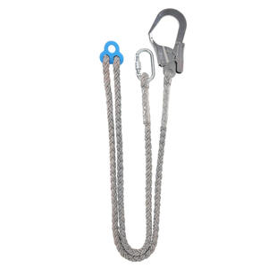 Cuerda de Seguridad Xinda de 2.5M, de Nailon y Acero Aleado, con Anillo en D de Acero Inoxidable, para Trabajos en Altura - Product Image 5
