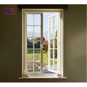 Ventana Abatible Horizontal de Aluminio con Marco Ultra Delgado de Acero Inoxidable Moderno, Doble Acristalamiento, Aislamiento Térmico y Acústico, Ahorro de Energía - Product Image 1