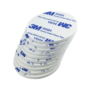 <span class=keywords><strong>Amazon</strong></span> Rond <span class=keywords><strong>Double</strong></span> <span class=keywords><strong>Face</strong></span> De Montage Forte Adhérence Bande de Mousse Noire 20mm Cercle - Product Image 2