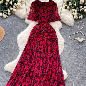 Vestidos Casuales Bordados de Primavera 2026 para Mujer con Cintura Natural, Estilo Romántico - Product Image 5