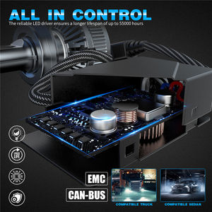 Bombilla LED para Coche V28 H7, 24V 130W 13000LM, H1 H8 H9 H11 9005 9006 9012, Luz Automática de 12v, Bombillas LED H4 4300K, Gran Oferta <span class=keywords><strong>2023</strong></span> - Product Image 4