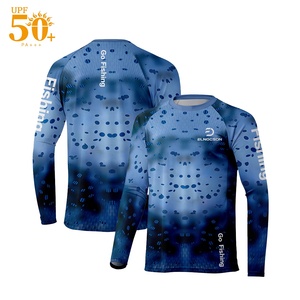 Mới Nhất Thiết Kế 2024 Chất Lượng Cao Giá Rẻ Thăng Hoa Áo Sơ Mi Upf50 + Trọng Lượng Nhẹ Cá Mặc Biểu Tượng Tùy Chỉnh Dài Tay Áo Người Đàn Ông Của T Áo Sơ Mi - Product Image 6