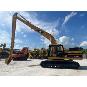 Excavadora de cadenas CAT 325BL usada con brazo largo hidráulico para movimiento de tierras en construcción - Product Image 1