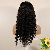Perruque frontale HD en dentelle ondulée sans colle, accessoire de mode capillaire, peut être teinte et décolorée, perruque en cheveux humains avec dentelle frontale HD