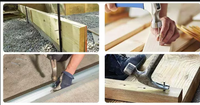 Vente d'usine 16D acier poli tige lisse pointe pointue Double tête Duplex Comon fil clou pour la Construction
