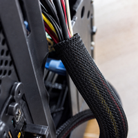 Gaine tressée extensible en PET pour la gestion des câbles