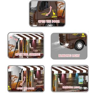 Creative <span class=keywords><strong>Discovery</strong></span> RC Touring Caravan Play Set avec éclairage à distance 2.4G et éléments interactifs pour garçons et filles Cadeaux - Product Image 6