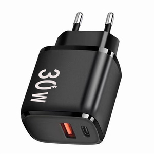 PD30W A + C caricatore portatile QC3.0 + USB tipo C adattatore di ricarica rapida US EU UK AU Plug Travel Charger - Product Image 3