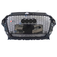 Calandre de Pare-chocs Avant à Maille Nid d'Abeille Haute Qualité pour Audi A3 S3 RSQ3 8P 2014-2016