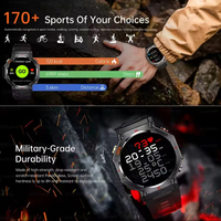 Montre connectée W20 Mini GPS, suivi sportif, moniteur de fréquence cardiaque et de tension artérielle, suivi du sommeil, fonction d'appel, lampe torche LED longue portée