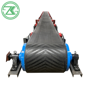 Nieuwe grote hellingshoekbandtransportband voor gebruik op de boerderij, mobiele klimtransportinstallatie voor graan, zand, grind, mijnbouw en steenkool - Product Image 2