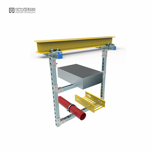 תושבת התקנה קבועה לתמיכה אנטי-סימיתית בתחתית לוחות בטון של רכבת תחתית - Product Image 3