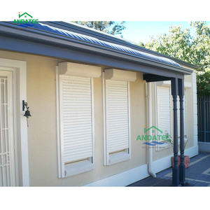 Volets roulants Hurricane Volets de fenêtre robustes en alliage d'aluminium Volets extérieurs de <span class=keywords><strong>magasin</strong></span> de garage à domicile pour une sécurité accrue - Product Image 2