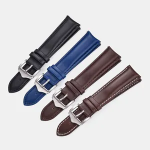 JueLong 20mm Watch Band Leather Multi Color Genuine Leather Durable Watch Strap Band For luxury watch