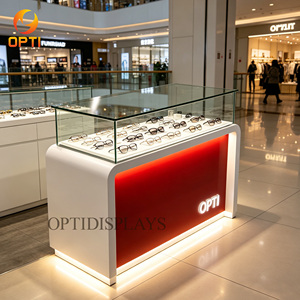 Système de présentation pour <span class=keywords><strong>magasin</strong></span> d'optique sur mesure : comptoir îlot, unité murale, présentoirs optiques simples - Product Image 2