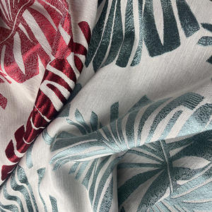 जैक्वार्ड कपड़े 100% पॉलिएस्टर वाटरप्रूफ सजावटी पत्ती डिजाइन यार्न-रंगे कपड़े घरेलू कपड़ा उपयोग के लिए - Product Image 3