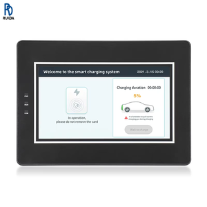 Huaqingjun Pantalla Táctil LCD HMI de 10 Pulgadas con Comunicación Ethernet RS485 232, DC10-30V para VFD - Product Image 1