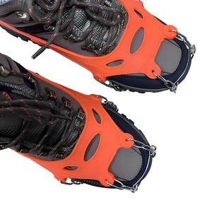 Crampons anti-glace 28/32 dents en acier inoxydable pour surfaces hivernales, neigeuses, humides, sauvetage, escalade, terrain glacé TOUR - Product Image 6