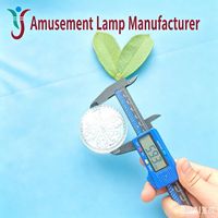 Lampu Pixel RGBW 60mm Pra-program, Tahan Air, Lampu LED Bentuk Jamur yang Dapat Diprogram untuk Kincir Ria Taman Hiburan 16 untuk Satu Grup