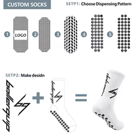 Vente en gros d'usine Chaussettes de sport de football pour hommes Chaussettes pour jeunes respirantes de haute qualité Chaussettes Crew Grip avec logo personnalisé