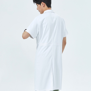 เสื้อโค้ทสำหรับห้องแลปสำหรับทั้งชายและหญิงเสื้อคลุมสีขาวระบายอากาศได้ดีสำหรับทันตแพทย์ชุดร้านขายยา - Product Image 5