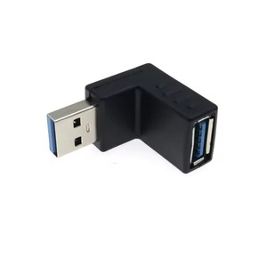 Adattatore USB 3.0 ad alta velocità 5Gbps con angolo di 90 gradi (sinistra/destra/su/giù) da USB 3.0 Tipo A Maschio a Femmina <span class=keywords><strong>M</strong></span>/F per laptop e chiavette USB - Product Image 6