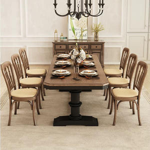 <span class=keywords><strong>Tavolo</strong></span> <span class=keywords><strong>da</strong></span> Pranzo Rettangolare in Legno Massello di Alta Gamma, Moderno per Cucina e Ristorante, per <span class=keywords><strong>4</strong></span> 6 8 10 Persone - Product Image 3