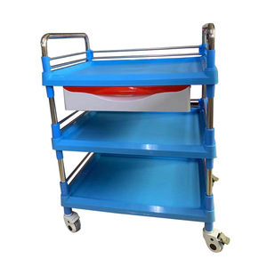 Yuekang Treatment Cart 3-Layer ABS Medical <b>Trolley</b> With Drawer For Clinic Beauty Salon Use - Product Image 2