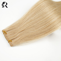 Extensions de cheveux humains vierges chinois de qualité supérieure 10A, double trame, fabrication à la machine