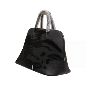Sac à main en cuir véritable pour femme, sac de luxe à poignée supérieure grande capacité avec motif de créature mythique en relief pour dames - Product Image 3