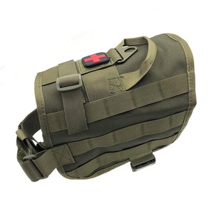 เสื้อกั๊กสำหรับสุนัข <span class=keywords><strong>K9</strong></span>พร้อมสายจูงสุนัขเพื่อการฝึกฝนและป้องกันภัยส่วนบุคคลเสื้อกั๊กสำหรับสุนัข - Product Image 1