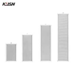 Sistem Speaker Kolom Array Tahan Air 30W untuk Luar Ruangan, Speaker Kolom Aluminium Bertenaga untuk Stasiun, Taman, Kantor - Product Image 1