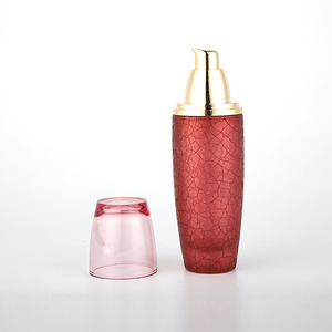 Sang Trọng Màu Đỏ Thủy Tinh Chăm Sóc Da Bao Bì Set <span class=keywords><strong>Lotion</strong></span> Chai Mỹ Phẩm Jar 30 Gam 50 Gam 40Ml 100Ml 120Ml Chất Lượng Cao - Product Image 5