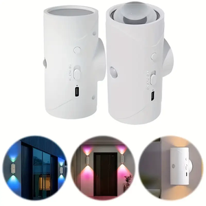 New 1500 mAh pin thông minh từ tính đầy màu sắc ánh sáng ban đêm cơ thể cảm biến hành lang môi trường xung quanh cảm giác Đêm LED Đèn cảm biến - Product Image 6