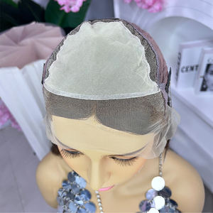 วิกผมแท้คุณภาพสูงแบบดับเบิ้ลดร็อว์  ยุโร<span class=keywords><strong>ป</strong></span>  จัดเรียงเส้นผมตามธรรมชาติ  ไฮไลท์สี  HD  ไม่ต้องใช้กาว  วิกผมแท้แบบลูกไม้ด้านหน้า - Product Image 4