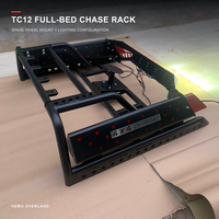 Barre de toit sport TC12 en métal pour pick-up avec support de roue de secours et positions de feux LED pour JMC Dadao Changan F70