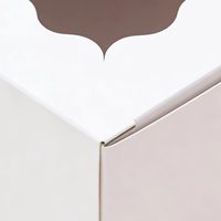Anpassbare Kraftpapier-Boxen mit Transparenten Fenstern, Ideal für die Verpackung von Desserts und Kleinen Accessoires