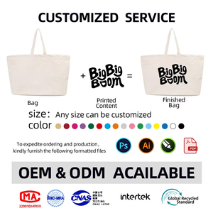 Hot Bán Thêm Nặng Hữu Cơ Bông Lớn <span class=keywords><strong>Tote</strong></span> Mua Sắm Hàng Tạp Hóa Túi Khổng Lồ Tất cả Mọi Điều Quá Khổ Vải <span class=keywords><strong>Tote</strong></span> Túi Cho Cuộc Sống Hàng Ngày - Product Image 2