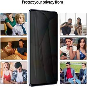 Protecteur d'écran de confidentialité pour <span class=keywords><strong>Samsung</strong></span> F02S F15 5G <span class=keywords><strong>Samsung</strong></span> M44 <span class=keywords><strong>Samsung</strong></span> S24 5G S24 Ultra 5G S20FE Verre Anti-espion - Product Image 6