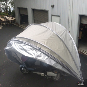 Tente de camping portable OEM carrée monocouche multifonctionnelle en polyester, imperméable et anti-poussière, pour moto et utilisation polyvalente - Product Image 1
