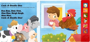 Libro Sonoro Personalizzato OEM con Tema di Saluto Mattutino, 6 Pagine in Cartoncino con Frasi di Incoraggiamento Attivabili con Pulsante, Scatola per Batterie - Product Image 5